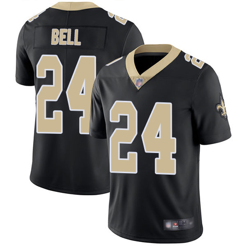 Men New Orleans Saints Limited Black Vonn Bell Home Jersey NFL Football 24 Vapor Untouchable Jersey